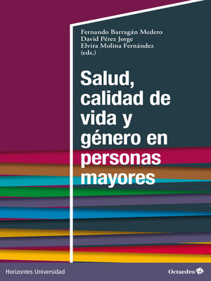 cover image of Salud, calidad de vida y género en personas mayores